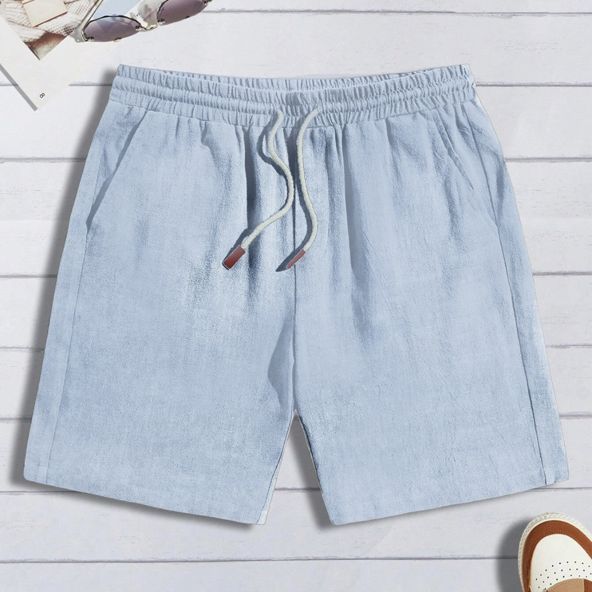 Thin Linen Shorts Men's Loose Casual Shorts