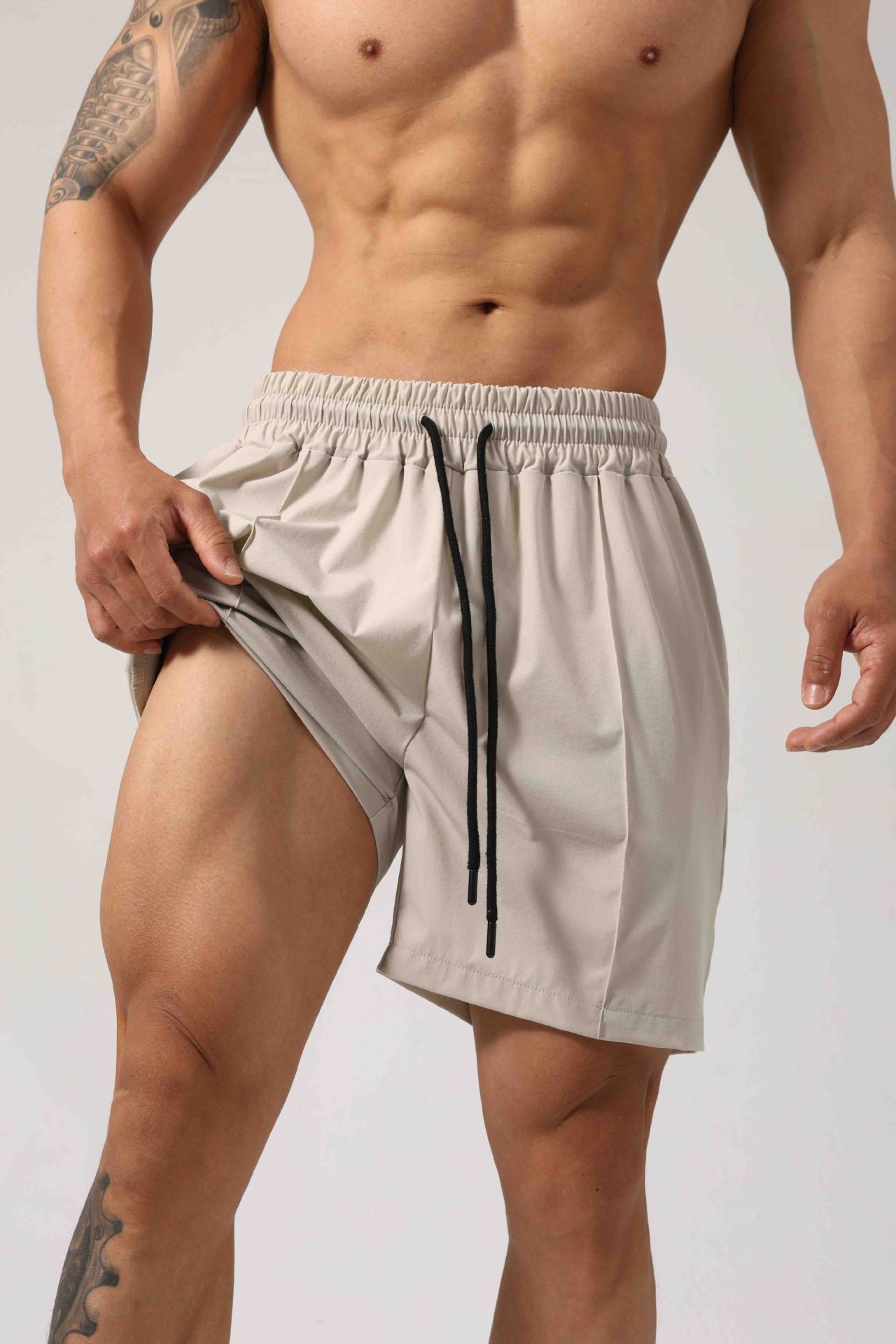 Ice Silk Sports Shorts Men's Casual Fashion Brand