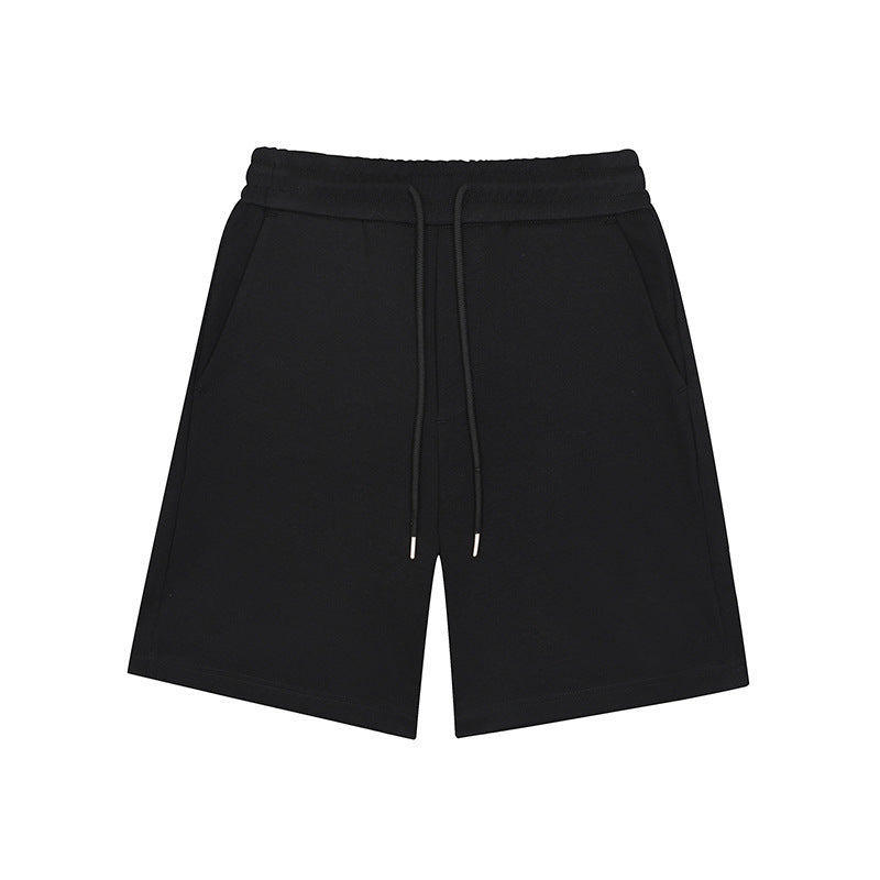 Air Layer Knitted Japanese Sports Drawstring Leisure Shorts