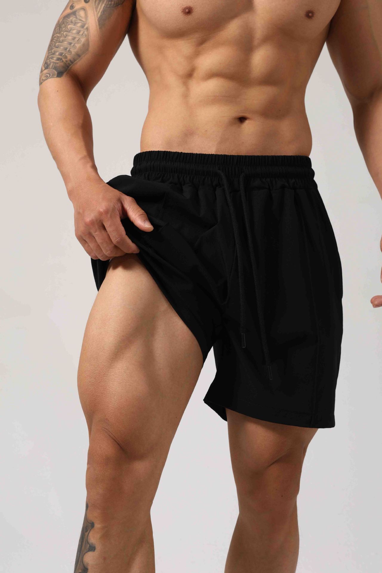 Ice Silk Sports Shorts Men's Casual Fashion Brand
