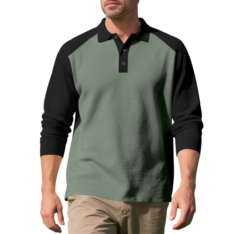 Golf Lapel Long-sleeved T-shirt Bottoming Shirt