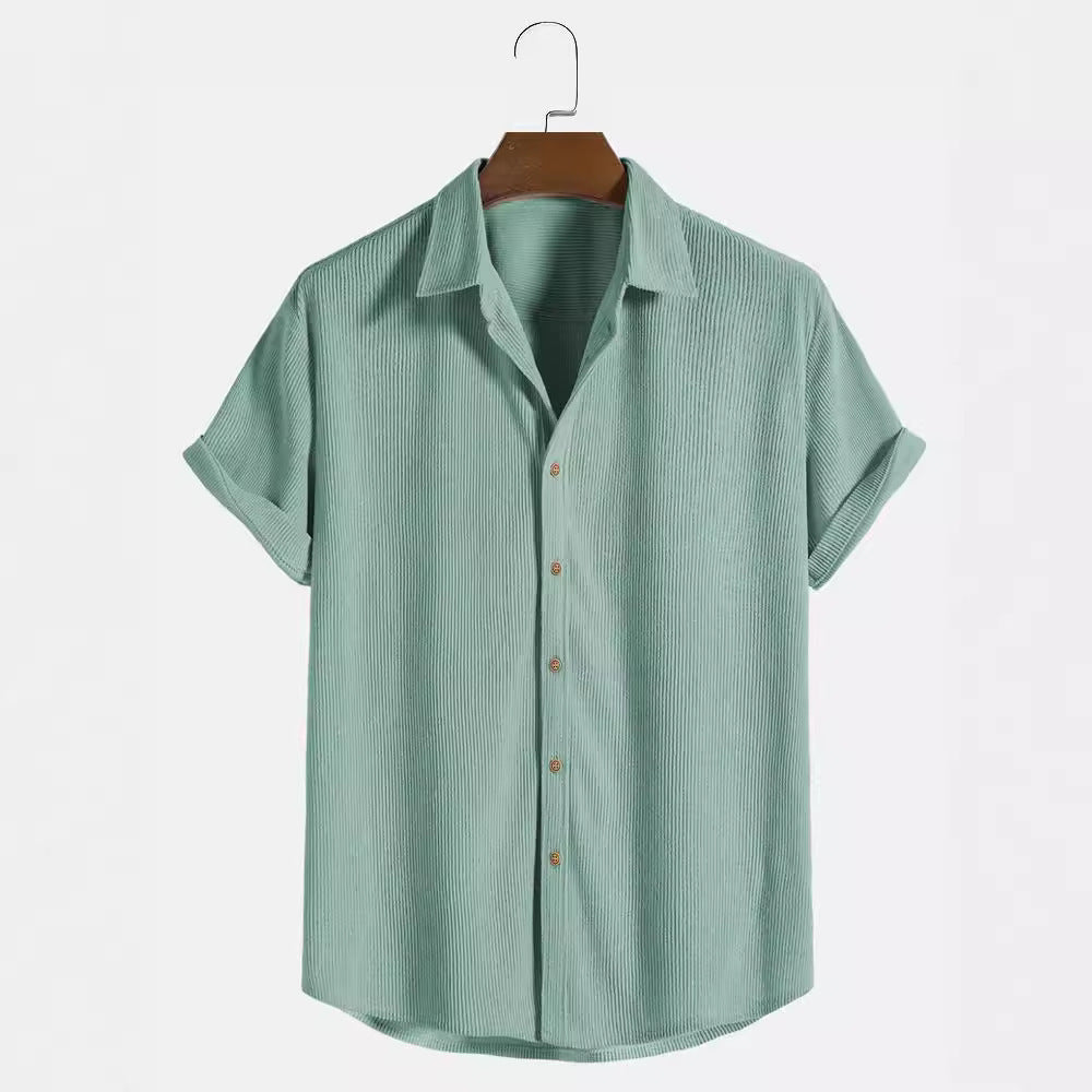 Casual Short-sleeved Men's Shirt