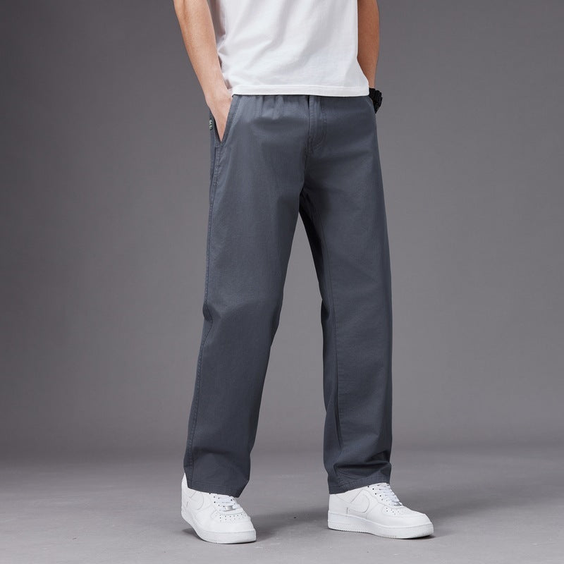 Fashion Personality Men's Casual Straight-leg Overalls