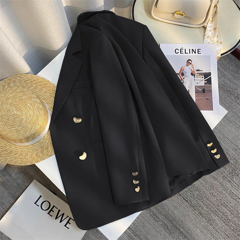 New High-end British Style French Texture Suit Jacket For Women