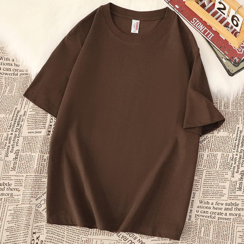 American-style Heavy Cotton Short-sleeved T-shirt