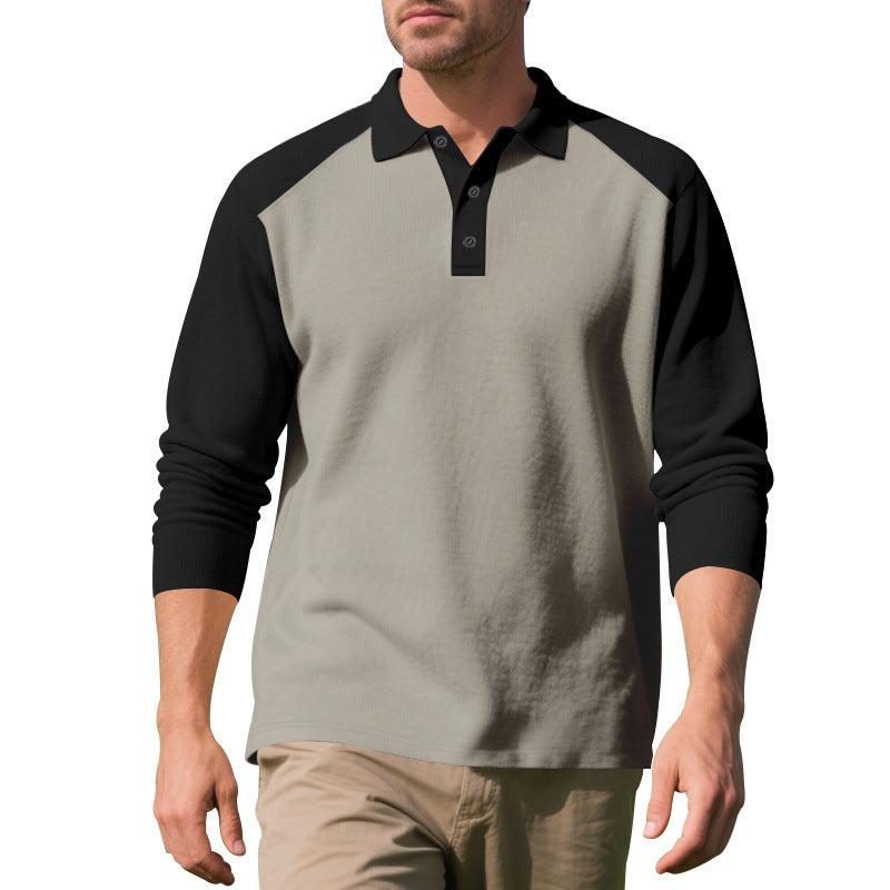 Golf Lapel Long-sleeved T-shirt Bottoming Shirt