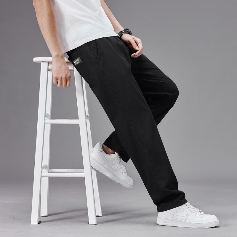 Fashion Personality Men's Casual Straight-leg Overalls