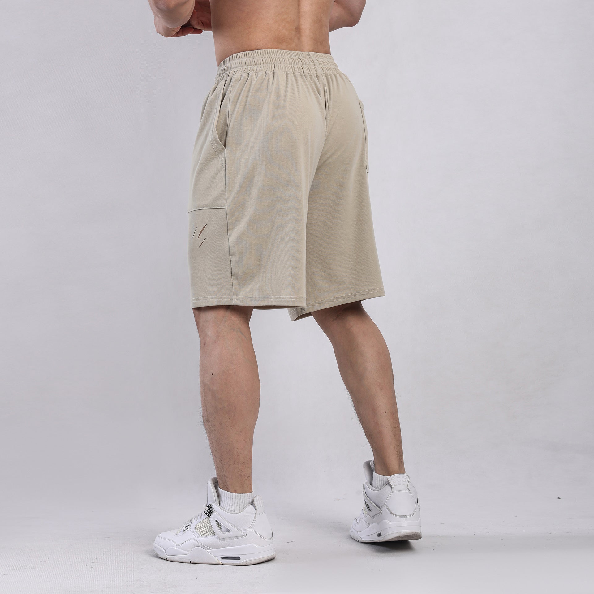 Five-point Shorts Sports Casual Men's Ripped Breathable
