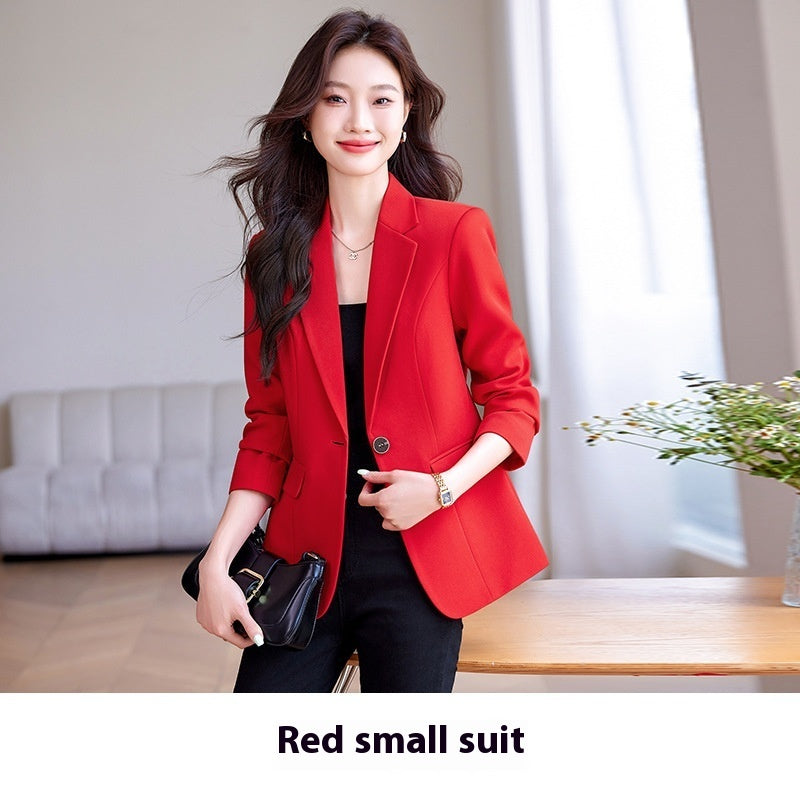 Small Korean Style Casual Short Temperamental Women's Suit Top