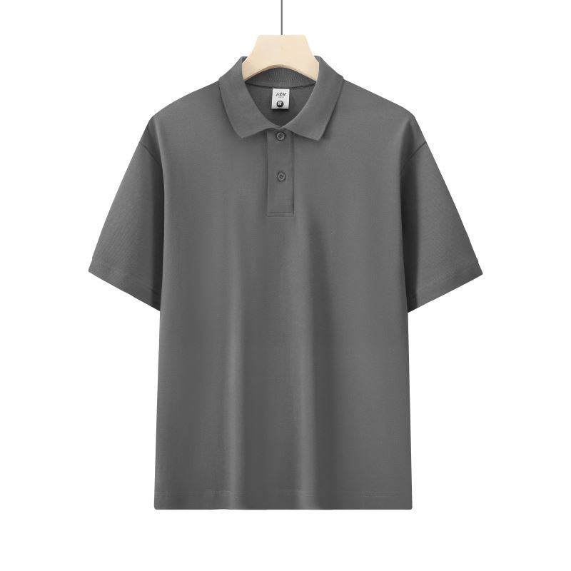 Honeycomb Mesh Beaded Cotton Casual Short Sleeve