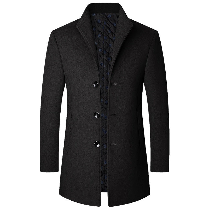 Autumn And Winter Casual Woolen Coat Men