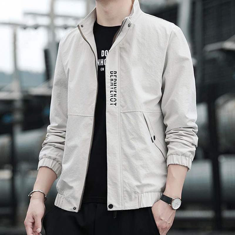 Men's Coat Stand Collar Casual Sports