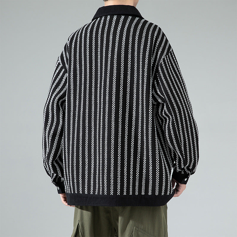 Classic Style Boys Pu Shuai Versatile Casual Jacket