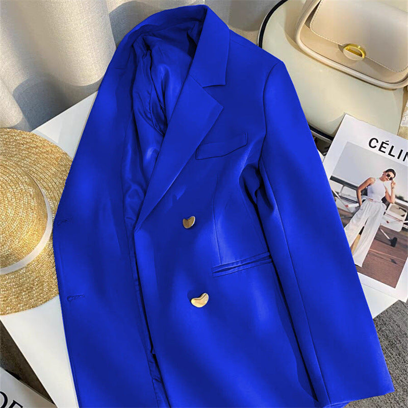 New High-end British Style French Texture Suit Jacket For Women