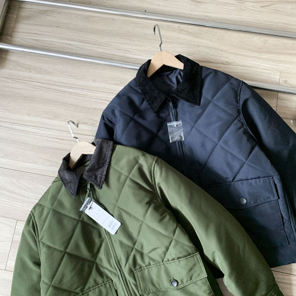 Autumn And Winter Cotton Two-color Jacket Men