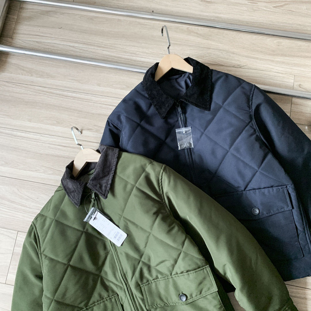 Autumn And Winter Cotton Two-color Jacket Men