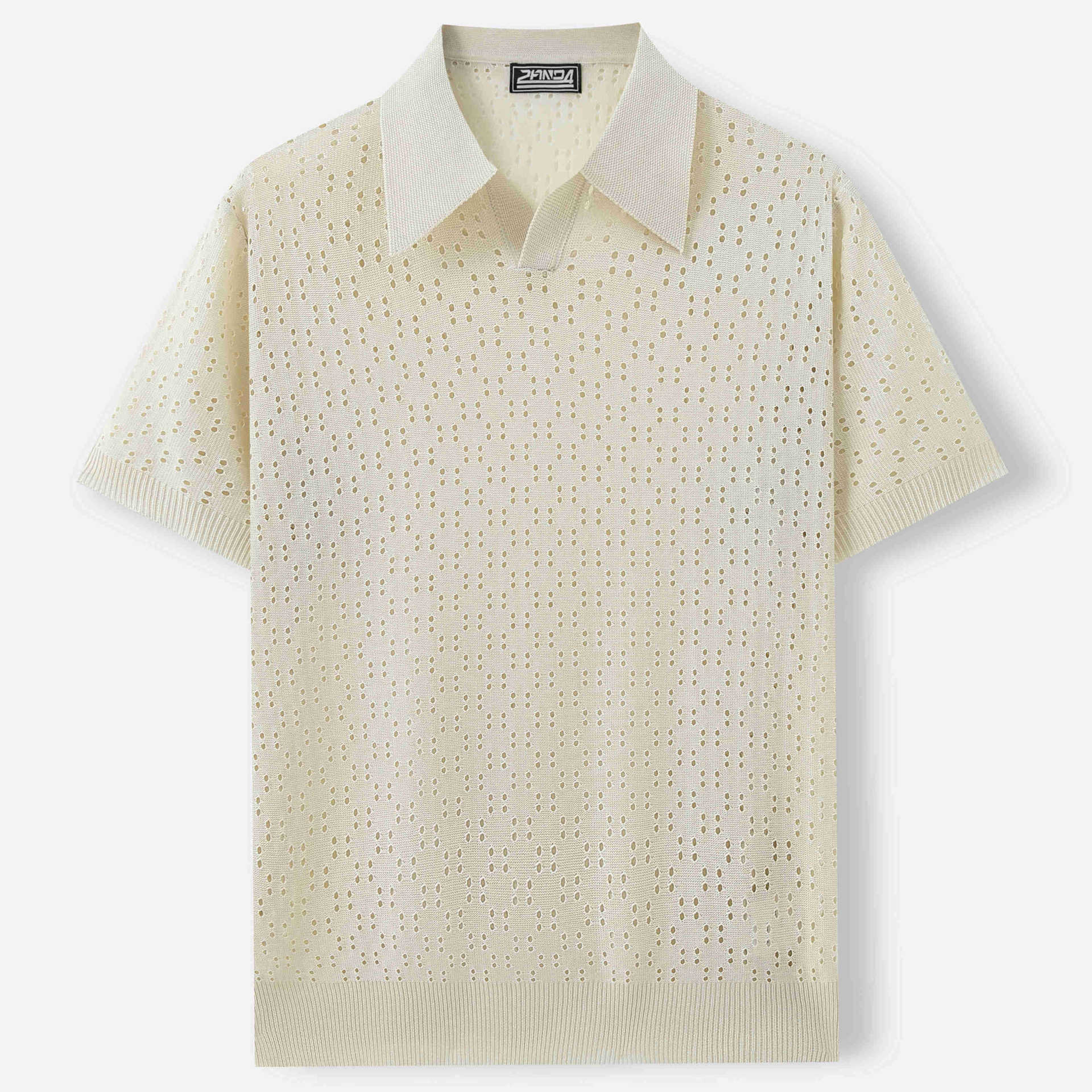 Fashion Dovetail Collar Tencel Men's Casual Sweater