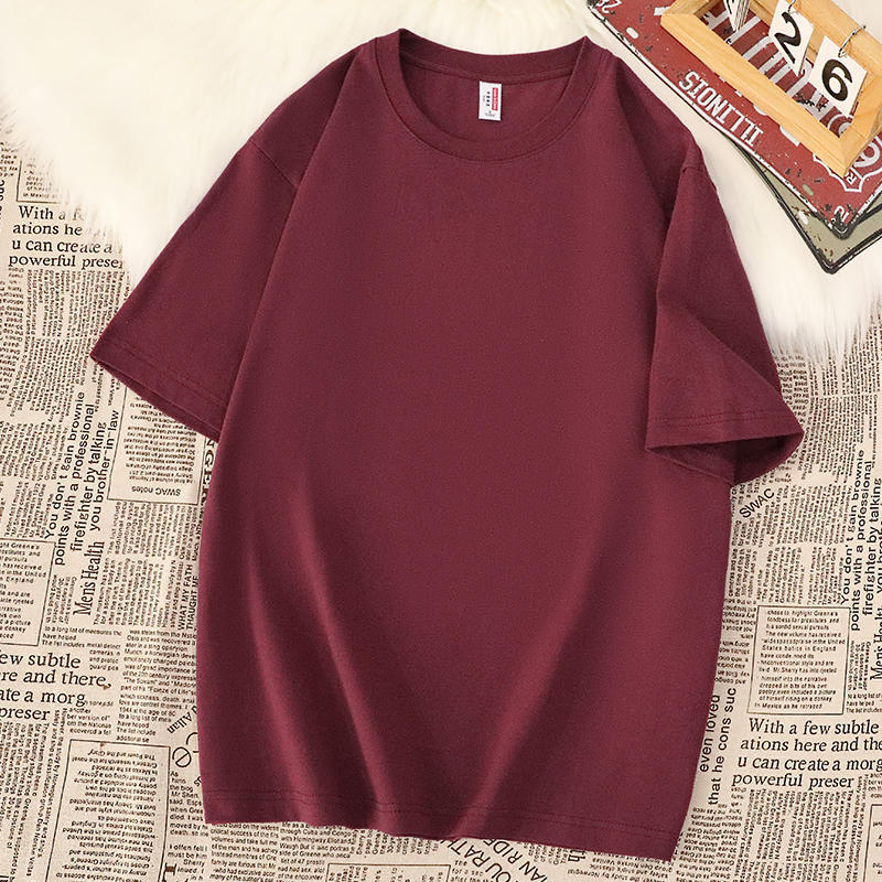 American-style Heavy Cotton Short-sleeved T-shirt