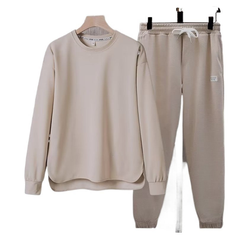 Long Sleeve Trousers Suit Men's Autumn Loose And Simple