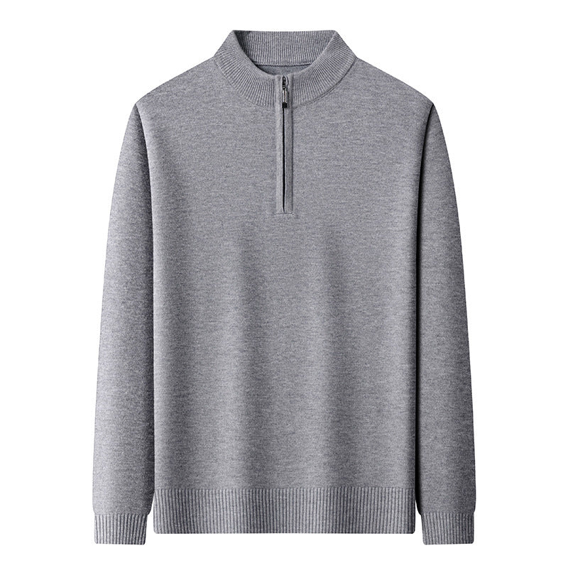 Fashion Men's Knitting Sweater Business Base Wool