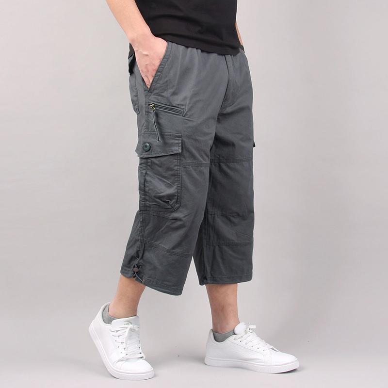 Cropped Pants Casual Shorts Trendy Men's Pants Loose