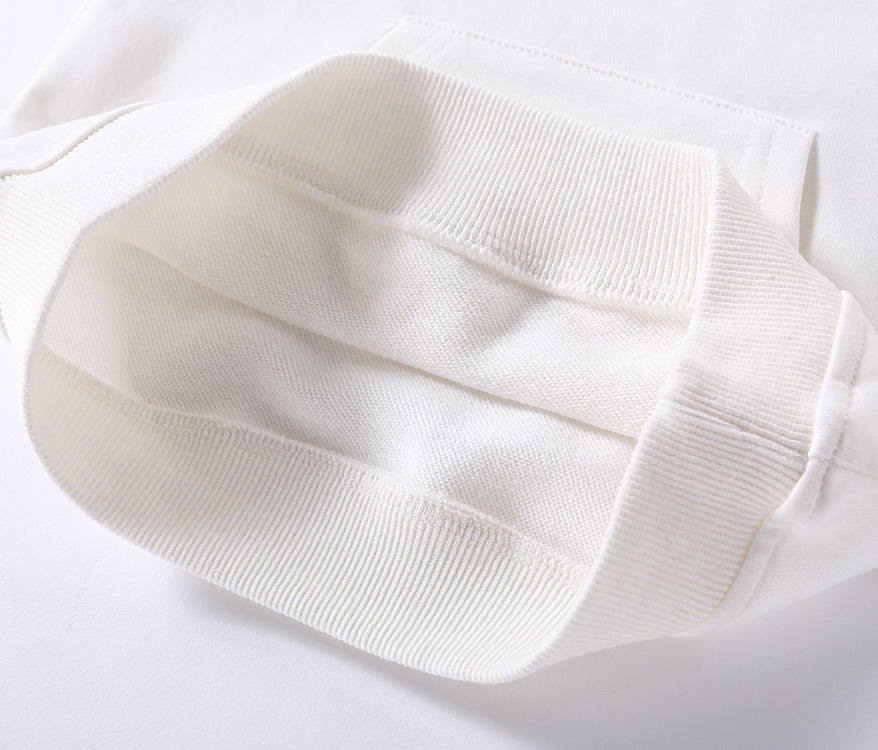 Boys Korean Round Neck Solid Color Loose Long Sleeve Pullover