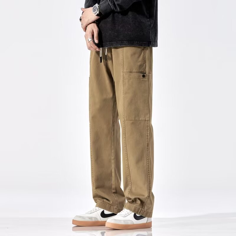 Fashion Loose American Overalls Men's Wide Leg