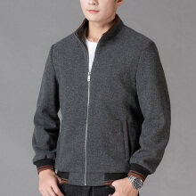 Autumn Clothing Coat Men's Woolen Fleece Jacket Top