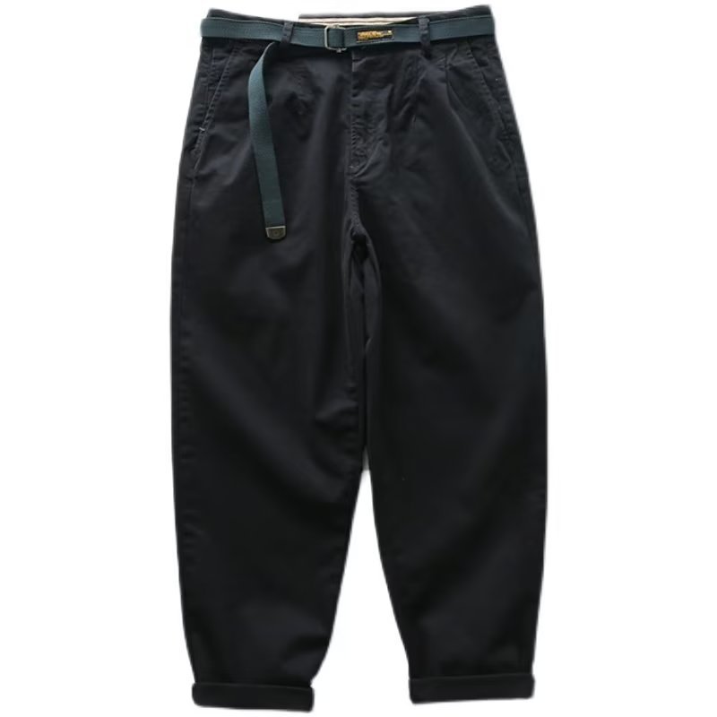 Japanese Leisure Overalls Men's Straight Loose