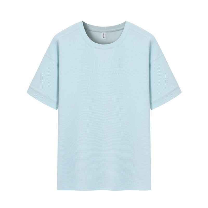 Waffle Heavy Short-sleeved T-shirt For Men
