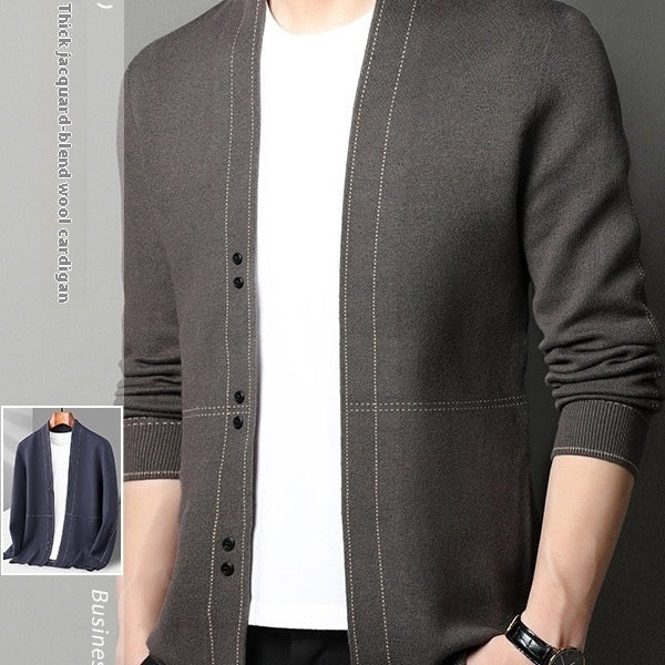 Men's Long-sleeved Sweater Thickened Sweater