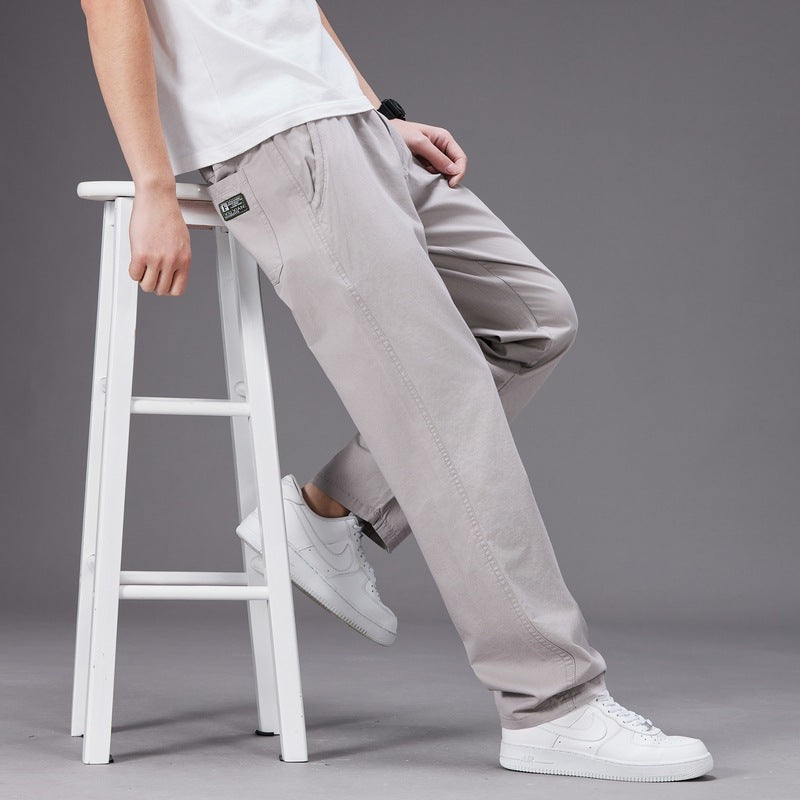 Fashion Personality Men's Casual Straight-leg Overalls
