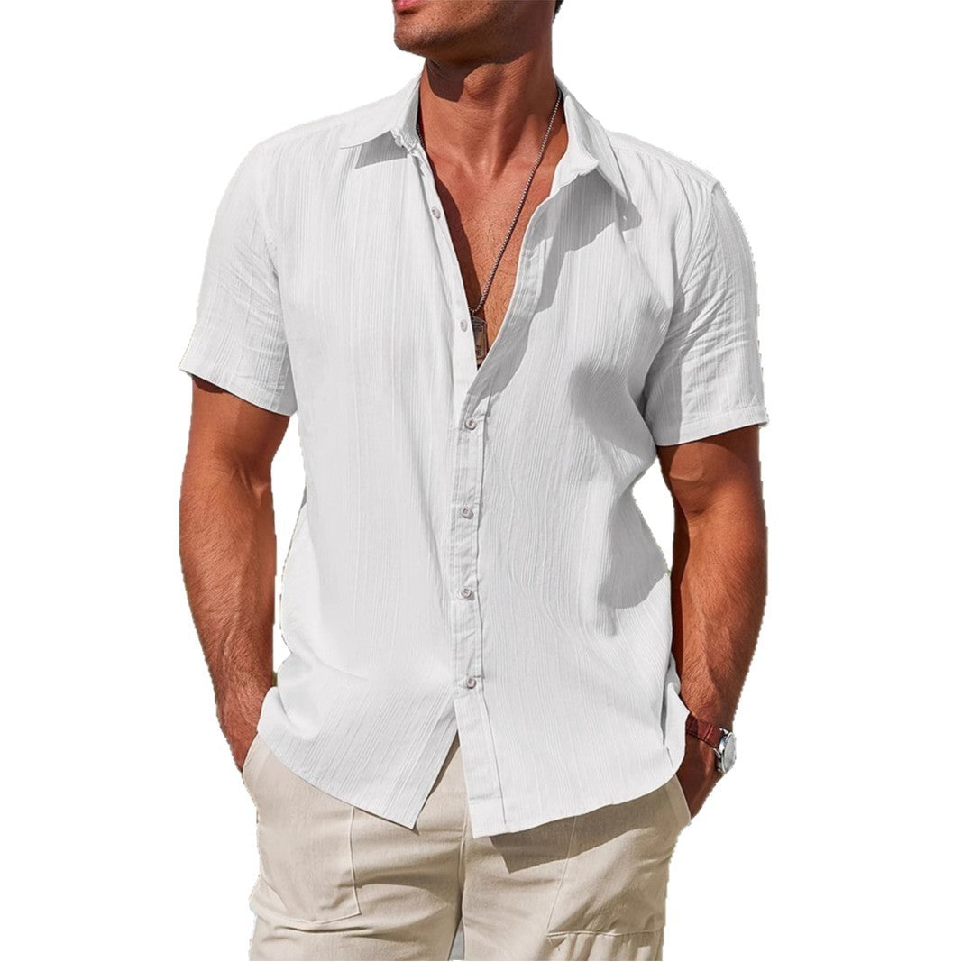 European And American Summer Men's Vacation Style Casual Shirt