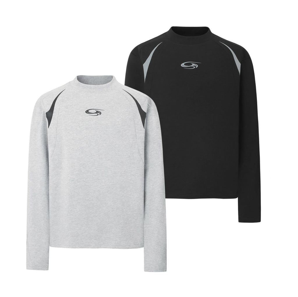 High Street Pu Shuai Deconstructed Stitching Bottoming Shirt Top