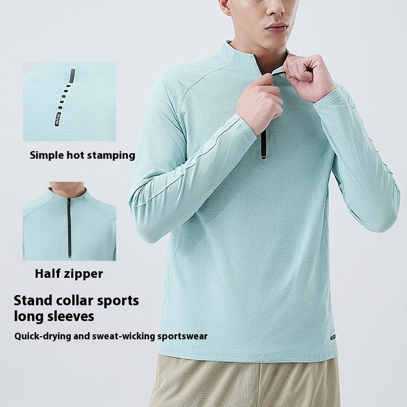 Sun Protection Long Sleeve T-shirt Men's Sports Fitness T-shirt