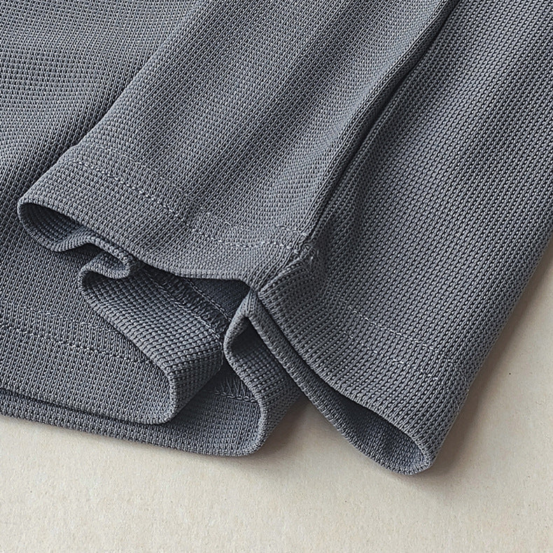 Waffle Heavy Short-sleeved T-shirt For Men