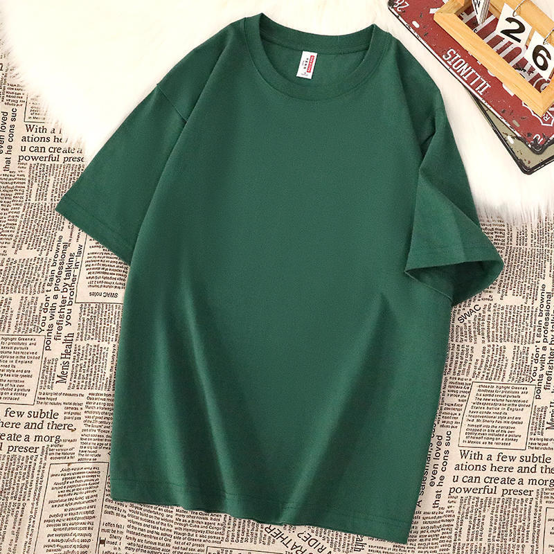 American-style Heavy Cotton Short-sleeved T-shirt