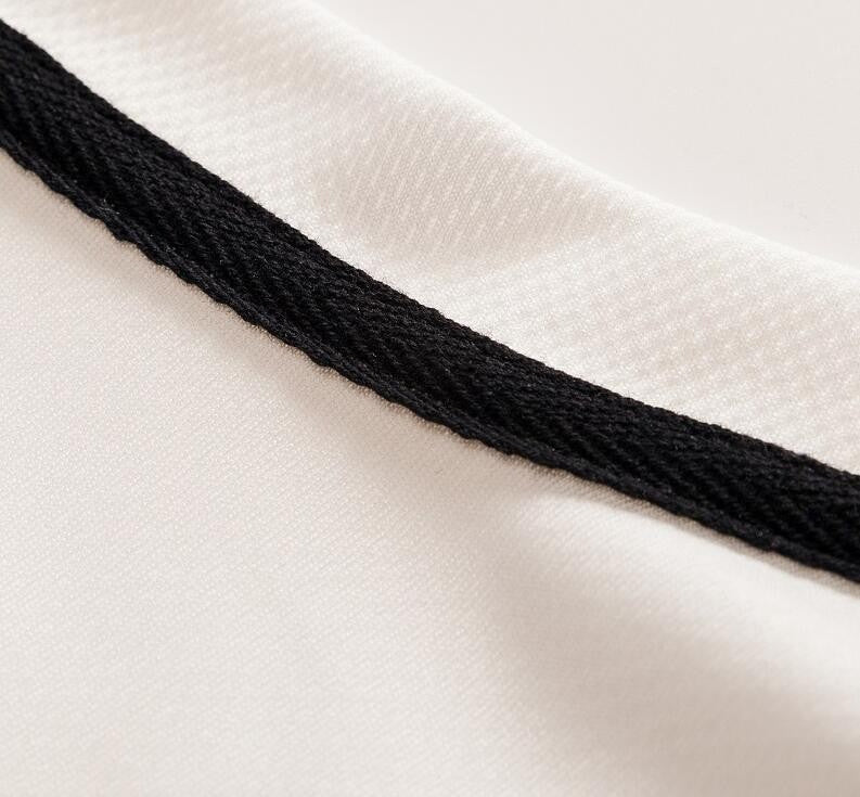 Summer New European And American Men's Solid Color Stand Collar Short Sleeve Polo Shirt