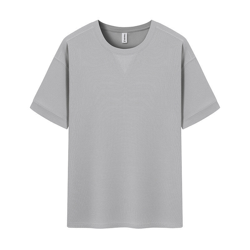 Waffle Heavy Short-sleeved T-shirt For Men