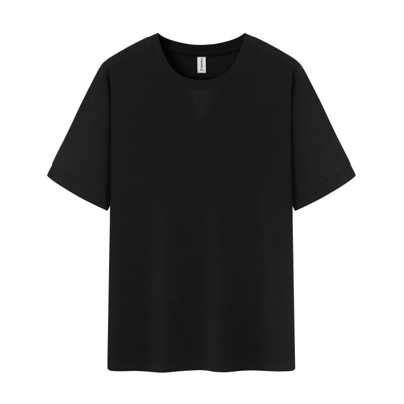 Waffle Heavy Short-sleeved T-shirt For Men