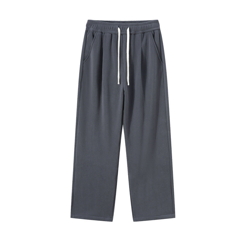 Double-sided Polar Fleece Fleece-lined Thickened Men's Sports Casual Pants