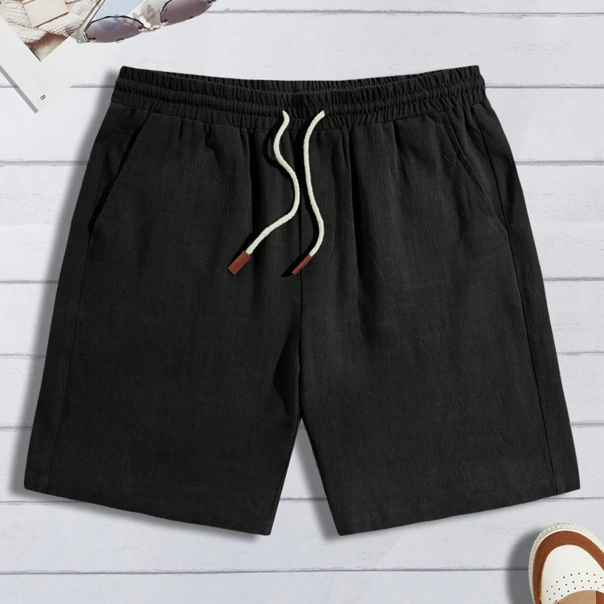 Thin Linen Shorts Men's Loose Casual Shorts