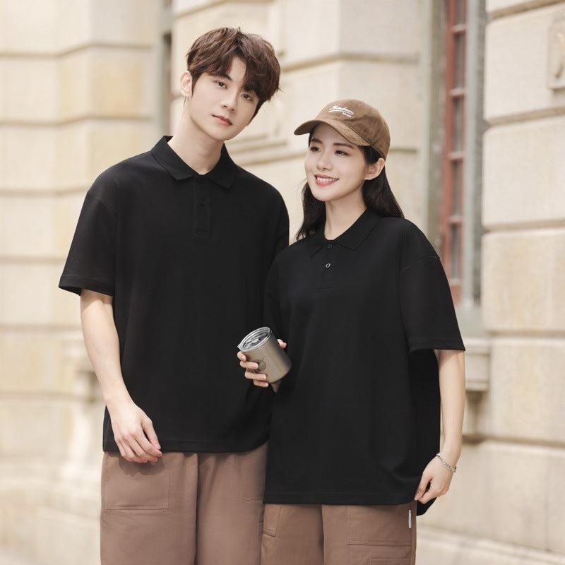 Honeycomb Mesh Beaded Cotton Casual Short Sleeve