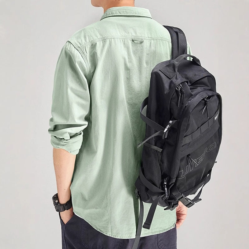 Design Sense Overalls Long Sleeve Shirt Men