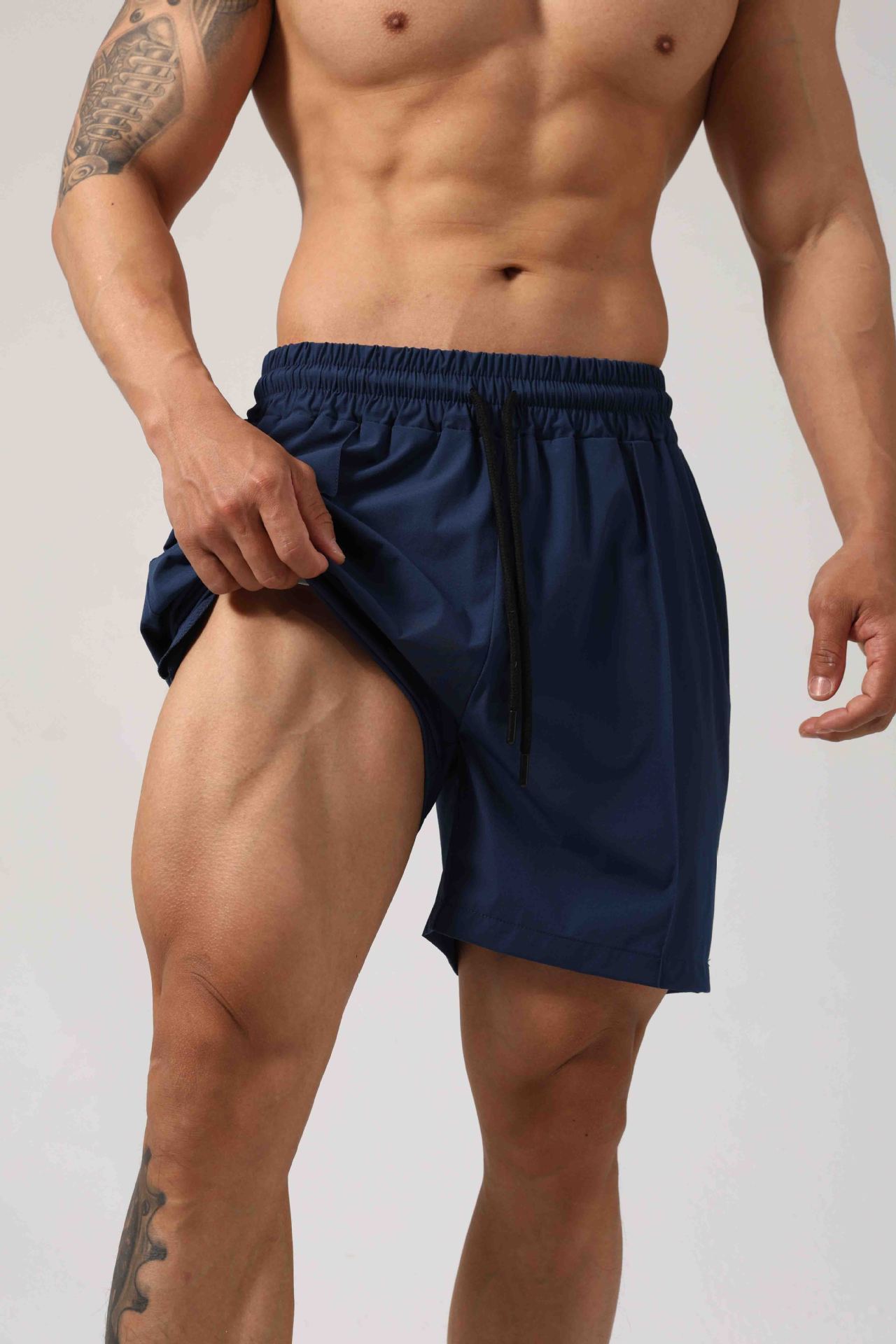 Ice Silk Sports Shorts Men's Casual Fashion Brand