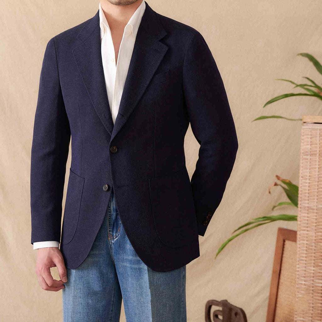 Casual Half Lining Breathable Suit Jacket Fashion