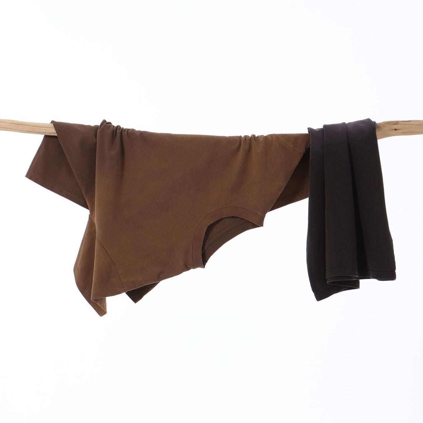 American Retro Double Yarn Pure Cotton Gradient Color Short Sleeve Men