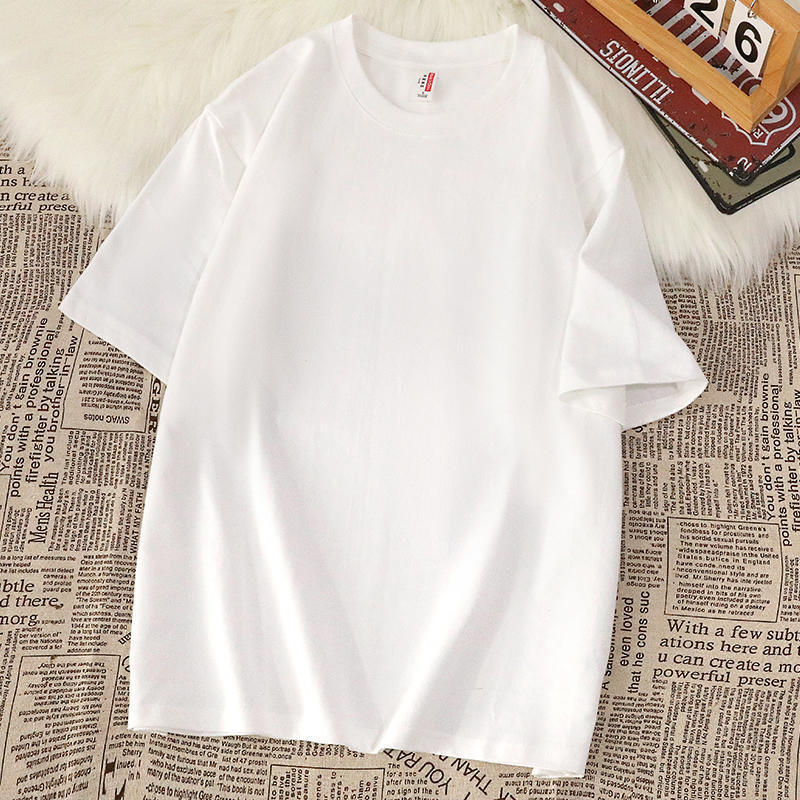 American-style Heavy Cotton Short-sleeved T-shirt