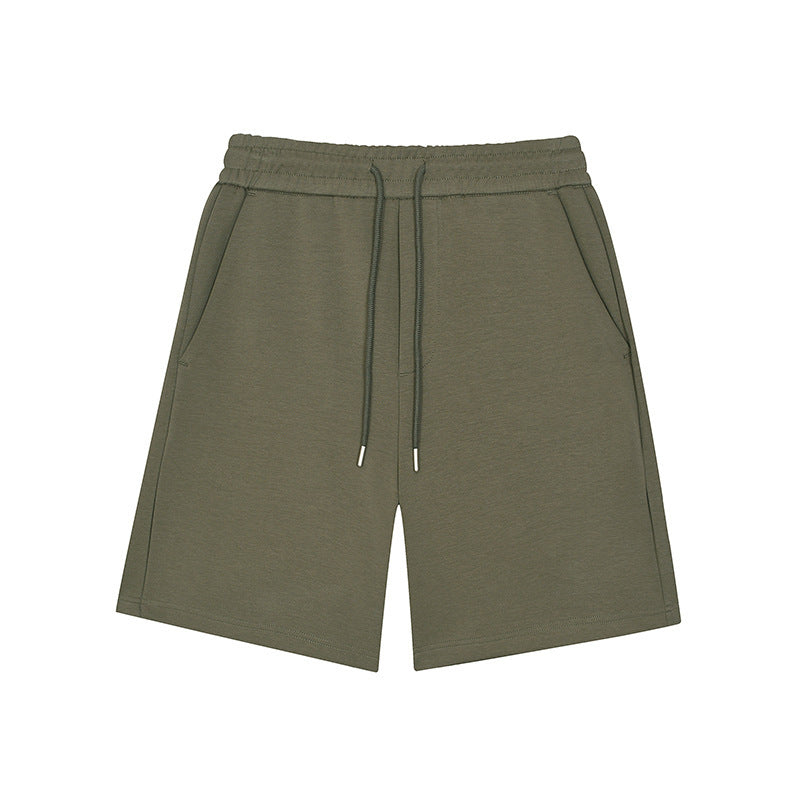 Air Layer Knitted Japanese Sports Drawstring Leisure Shorts