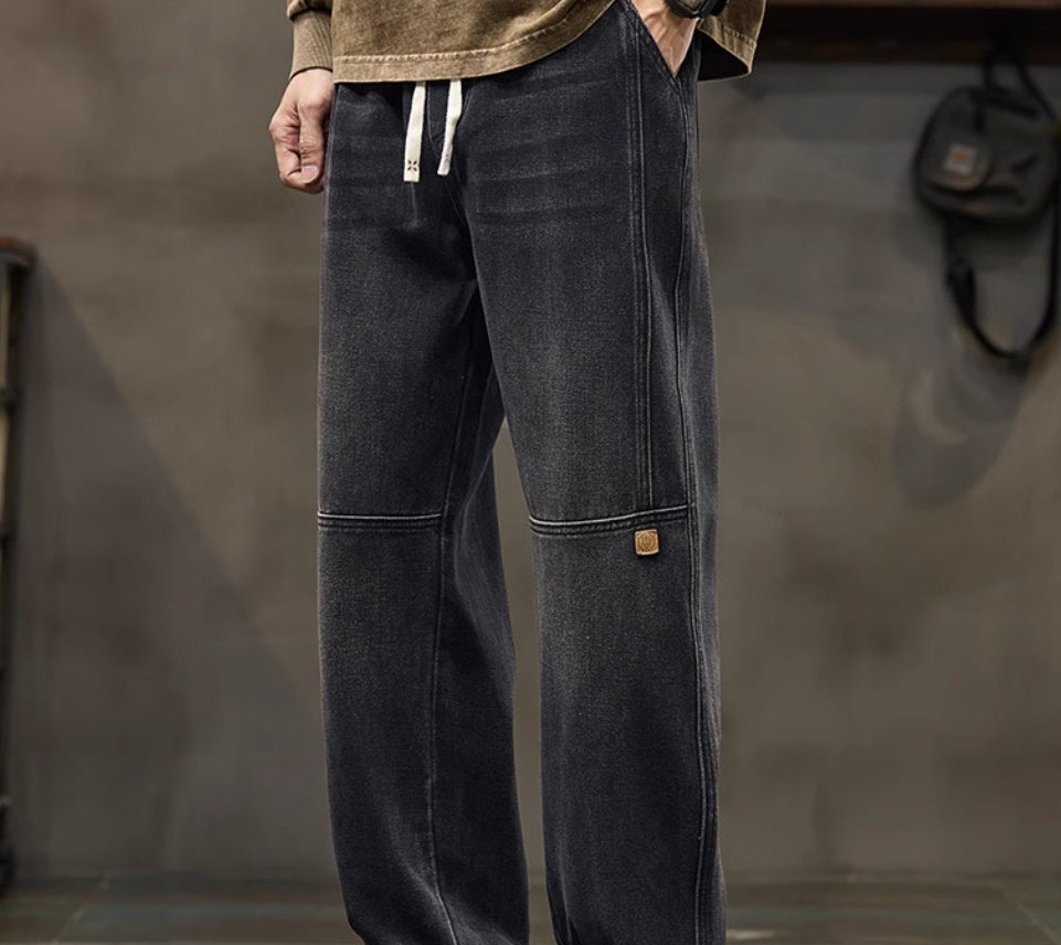 American-style Straight Loose Spring Fashion Brand Boys' Overalls